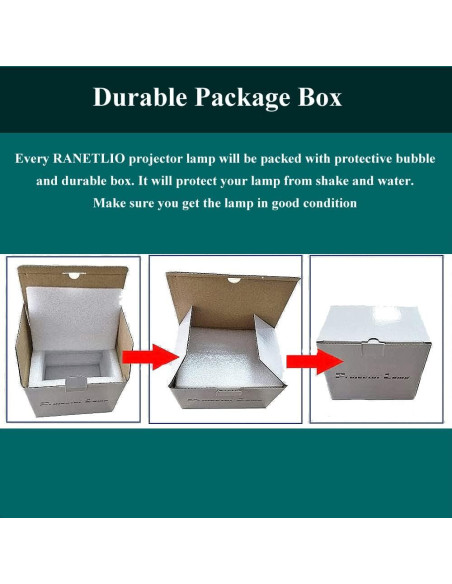 Bombilla de Lámpara RANETLIO ELPLP78/ELPLP88 para Proyectores