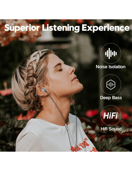 Auriculares USB C Yatloml TC610 Plata In-Ear con Micrófono Auriculares USB C Yatloml TC610 Plata In-Ear con Micrófono