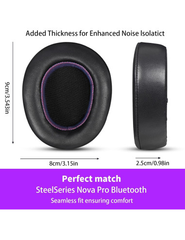 Almohadillas de Reemplazo Jomwag para STEELSERIES ARCTIS NOVA PRO