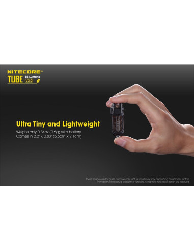Linterna de Llavero Nitecore Tube V2.0 55 Lúmenes Verde