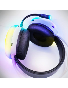 Auriculares ENHANCE Theorem 3 Blancos - Sonido Estéreo 2.0, 50mm 2