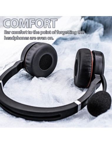 Almohadillas de Reemplazo Transtek para Jabra Evolve 75 - 2 Pzas