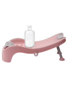 Silla de Champú Ajustable para Niños Rosa - 0 a 5 Años