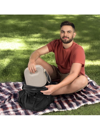 Funda para Auriculares ALKOO Beige para JBL y Sony