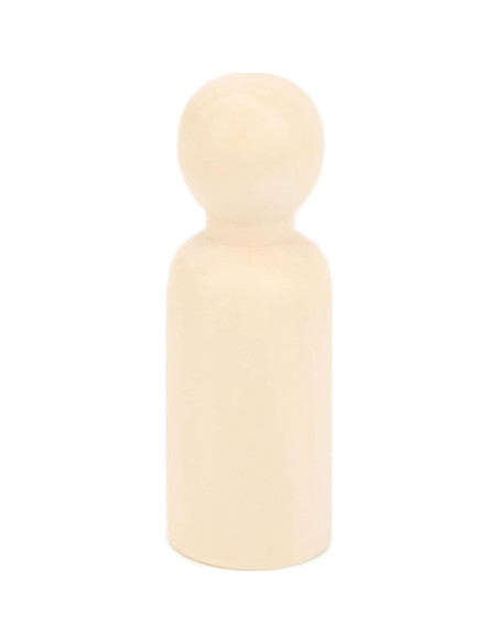 Juego de 10 Muñecos de Madera Pssopp para Manualidades