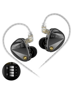 Auriculares In-Ear KZ Vader Pro para Gaming, Aislamiento Sonoro
