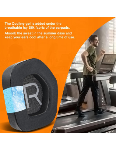 Almohadillas de Gel Refrigerante SOULWIT para Auriculares AW988