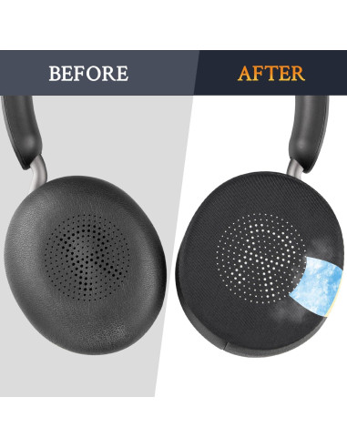 Almohadillas de Gel Refrigerante SOULWIT para Jabra Evolve2 65/40 - Negro