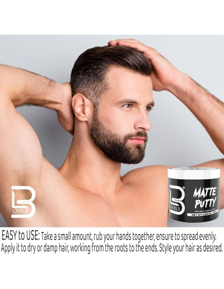 Masilla Texturizante Mate L3 99g - Cuidado Cabello Hombre/Mujer