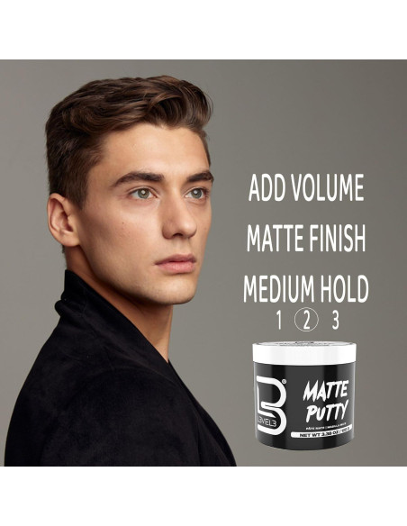 Masilla Texturizante Mate L3 99g - Cuidado Cabello Hombre/Mujer