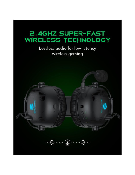 Auriculares Gaming Inalámbricos Black Shark X1 con Micrófono