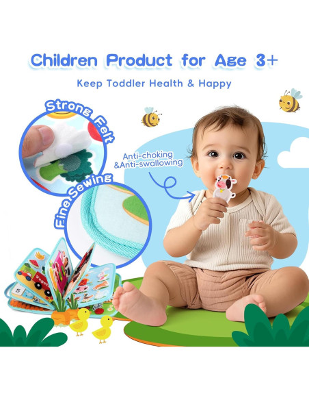 Tablero Ocupado Montessori Verde y Azul - Juguete Educativo 30x20 cm