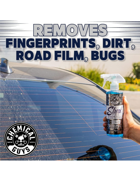 Limpiador de Vidrios Sin Rayas Chemical Guys 473 ml + 3 Toallas