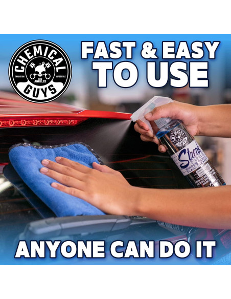 Limpiador de Vidrios Sin Rayas Chemical Guys 473 ml + 3 Toallas