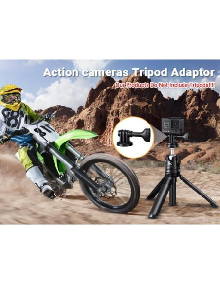 Adaptador de Trípode JJC 1/4"-20 para Cámaras de Acción