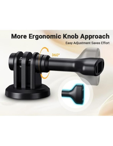 Adaptador de Trípode JJC 1/4"-20 para Cámaras de Acción