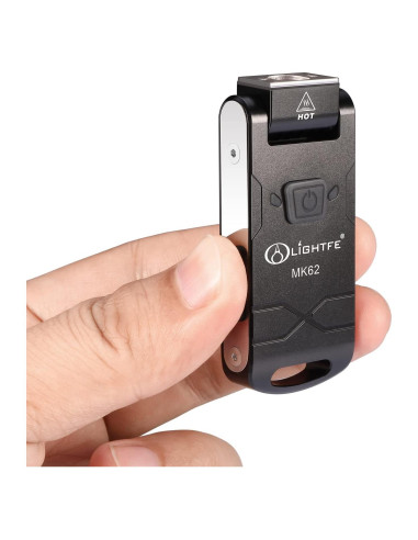 Linterna Recargable LIGHTFE MK62, 7 Modos, 140g, USB