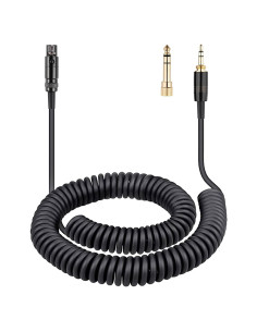 Cable de Audio Enrollado FAAEAL K702 4.5m Mini XLR 3.5mm