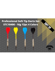 Juego de Dardos de Punta Suave SHOT TAKER CO. 12 Piezas 2