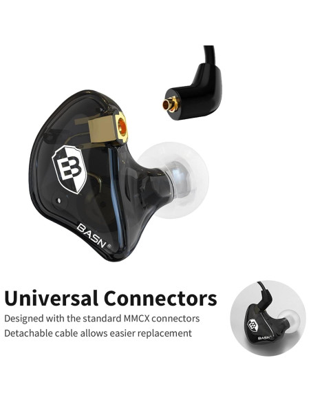 Auriculares Monitores In Ear BASN Bsinger Pro SPE Negro