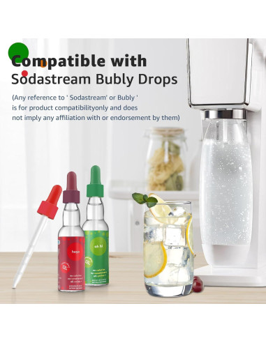 Pipetas de Goteo Taladad para SodaStream Bubly Drops