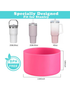 Bota de Silicona QIANHAI para Botellas de Agua 40 oz y 30 oz 2