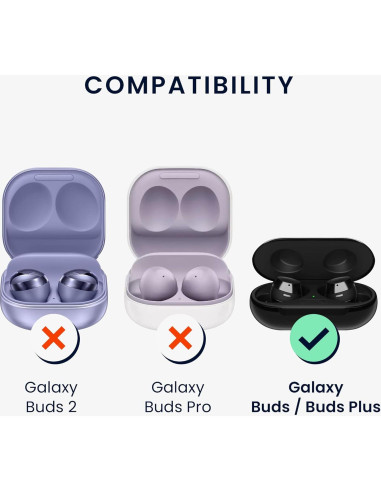 Correas de Silicona KW-Commerce para Samsung Galaxy Buds - Negro