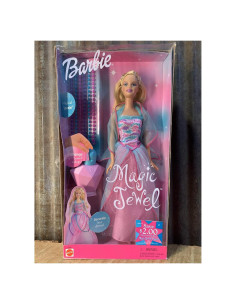 Muñeca Barbie Joyas Mágicas Mattel 32.5x17x6.4cm