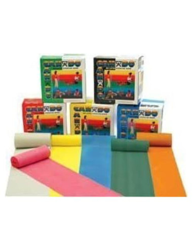 Cinta de Ejercicio Cando Verde Media 5.49m 12.7cm Ancho