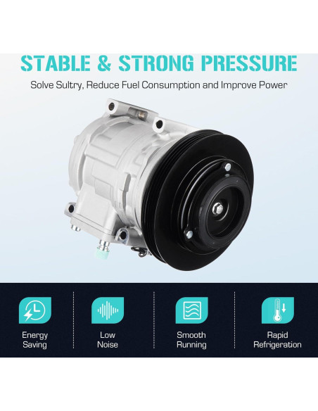 Compresor de Aire Acondicionado Youxmoto YXACC110-AC 1.6L-1.8L