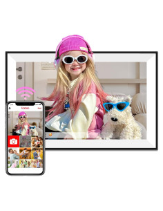 Marco de Fotos Digital Frameo 10.1" WiFi Pantalla Táctil HD