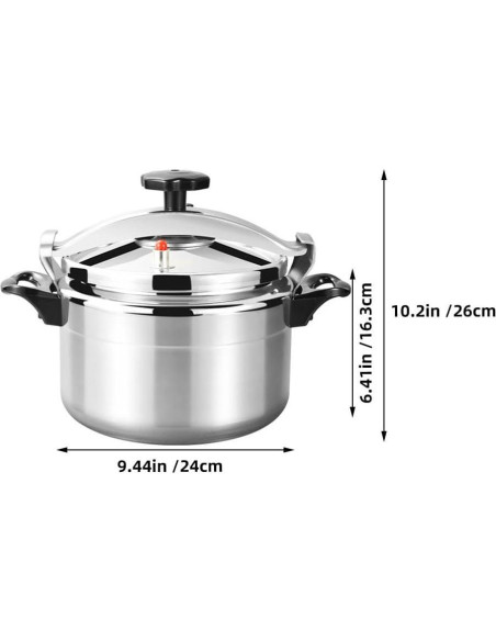 Olla a presión Luxshiny 7L acero inoxidable para gas