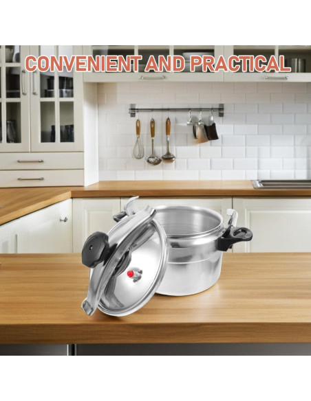 Olla a presión Luxshiny 7L acero inoxidable para gas