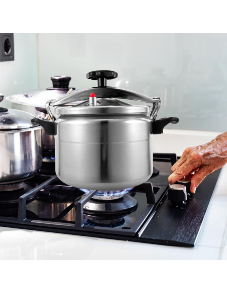 Olla a presión Luxshiny 7L acero inoxidable para gas