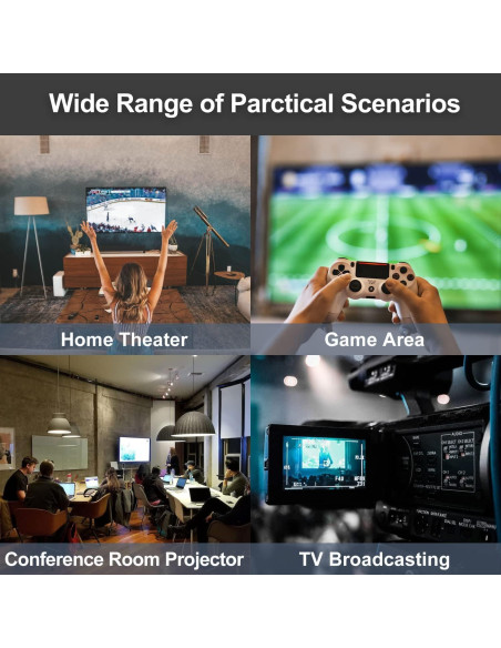 Cable HDMI Postta 15.24m Rojo 2.0 4K 18Gbps Audio y Ethernet