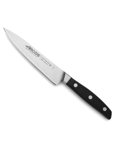 Cuchillo de Chef Forjado Arcos 150 mm Acero Inoxidable Negro