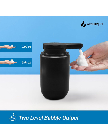 Dispensador de Jabón Espumoso Automático GentleJet - Negro