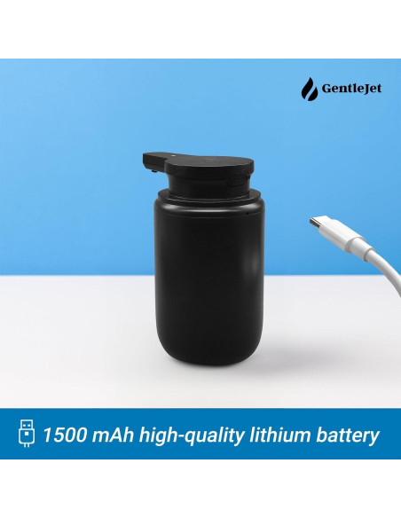 Dispensador de Jabón Espumoso Automático GentleJet - Negro