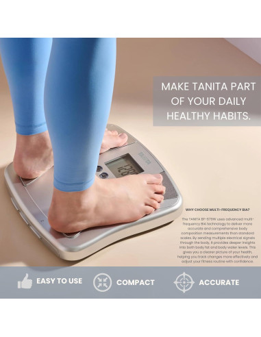 Balanza Digital de Grasa Corporal Tanita BF-679W - 136 kg