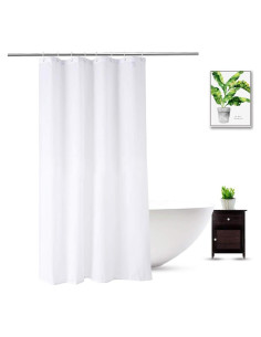 Forro de Ducha de Tela WellColor 48x72cm Blanco Lavable