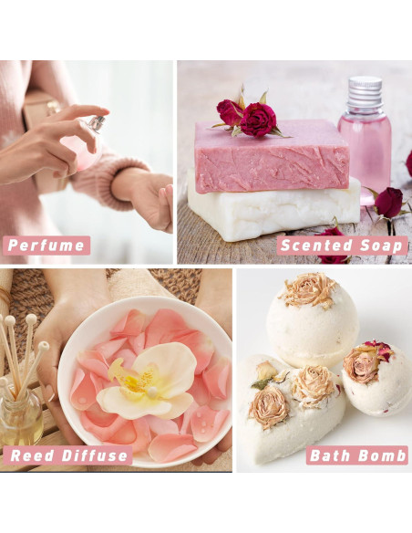 Set de Aceites de Fragancia Rosa ESSLUX 6x10ml Aromaterapia