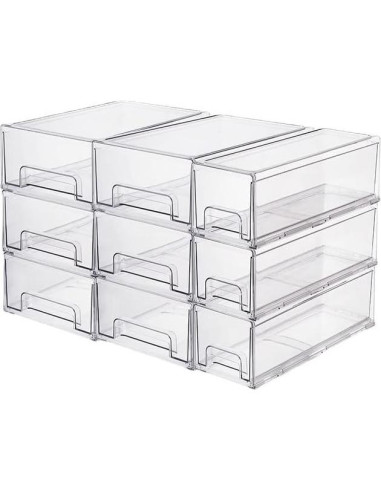 Cajones Organizadores de Refrigerador Genérico 2 Piezas 34x20x14cm