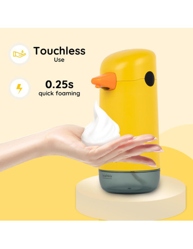 Dispensador Automático de Jabón Espumoso Besdor Patito Amarillo