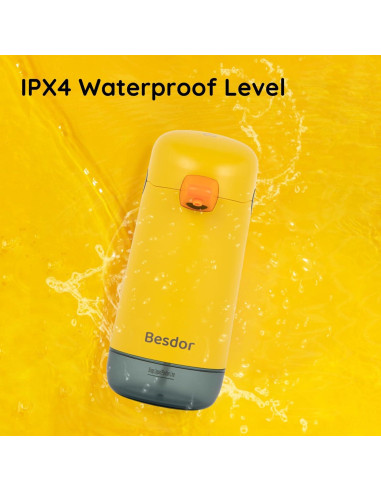 Dispensador Automático de Jabón Espumoso Besdor Patito Amarillo