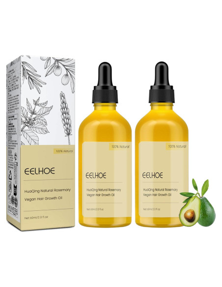 2Pack Aceite Natural Crecimiento Cabello Carvenchi 60ml