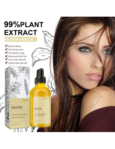 2Pack Aceite Natural Crecimiento Cabello Carvenchi 60ml