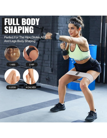 Bandas de Resistencia Peaksee NS-TLD 3 Niveles Antideslizantes