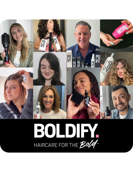 Exfoliador de cuero cabelludo Boldify - Cepillo de silicona 100%
