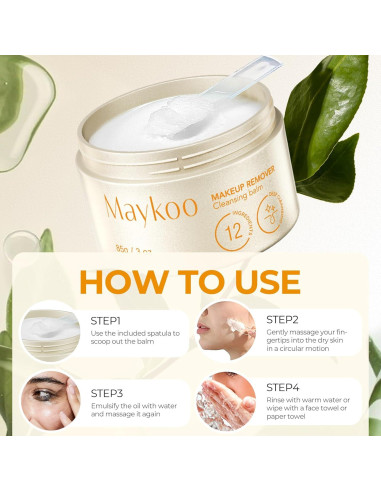Bálsamo Desmaquillante Hidratante MAYKOO 85 g - Limpieza Profunda