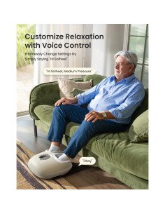 Masajeador de Pies RENPHO Shiatsu con Calor Control Voz 2025 2